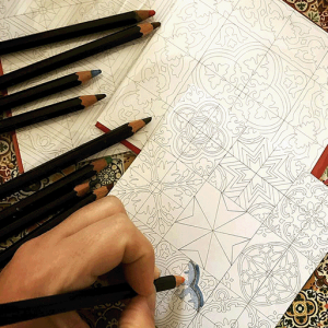 Mediterranea Colouring Greeting Cards