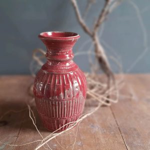 Ceramic Fluted Vase