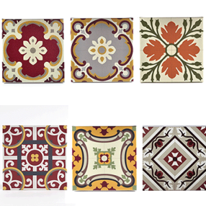 Mediterranea Tile Canvas Blocks