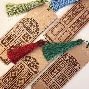 Doors of Malta Wooden Bookmark