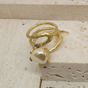 Baroque Pearl Ring