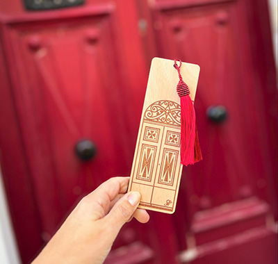 Doors of Malta Wooden Bookmark - Image 2