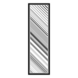 Chiffon Scarf - Logo Striped