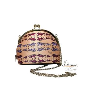 The Force of Horses: Metal Frame Handbag