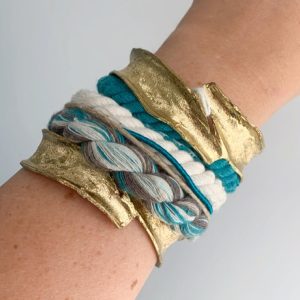 Gold-Plated Rope Cuff